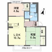 ビューパレーマルキ弐番館の間取り画像