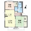 ビューパレーマルキ弐番館の間取り画像