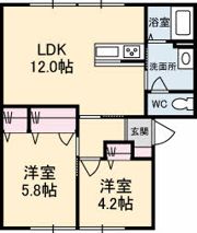 フレグランス正木の間取り画像