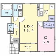 ソラーナ Bの間取り画像