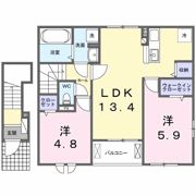 ソラーナ Bの間取り画像