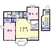 メゾニティ 川西Aの間取り画像