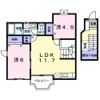 メゾニティ 川西Aの間取り画像