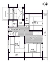 ビレッジハウス中込2号棟の間取り画像