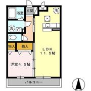 プレジール多米の間取り画像