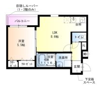 フジパレス岸和田下松の間取り画像