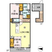 О・フレア B棟の間取り画像