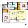 D-resena旭通りの間取り画像