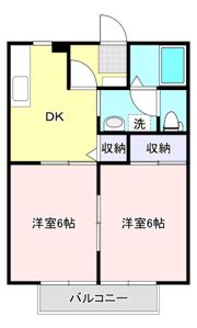 サンドヒルⅠの間取り画像