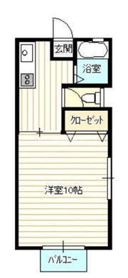 ヴェネッセBの間取り画像