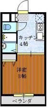 パークサイド皆実の間取り画像