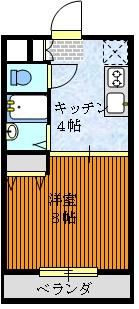 パークサイド皆実の間取り画像