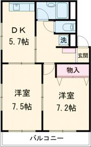 アーバンプラザB棟の間取り画像