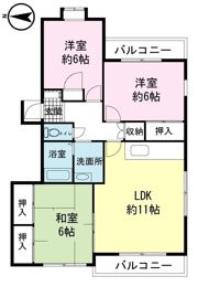 コーポラスシーダーの間取り画像