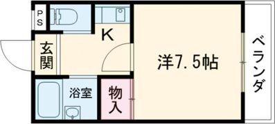 メゾンドプラトンの間取り画像