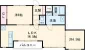 ルシールの間取り画像