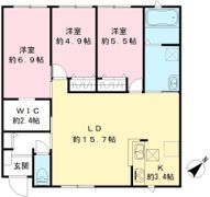 岩槻区西原台戸建の間取り画像