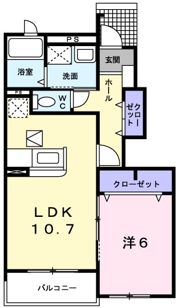 プラシード・Sの間取り画像