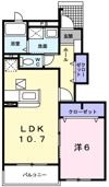 プラシード・Sの間取り画像