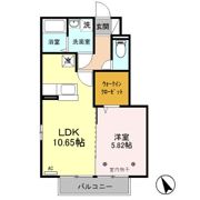 ヴィラソレイユの間取り画像