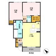 ラ フォンテ Aの間取り画像
