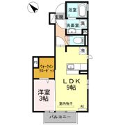 メルヴィーユの間取り画像