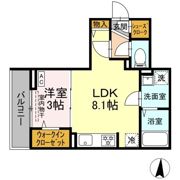 D Paina 宿河原七丁目の間取り画像