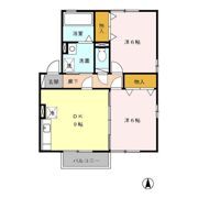 コーポ チェリッシュ Bの間取り画像