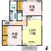 ブルーパージュの間取り画像