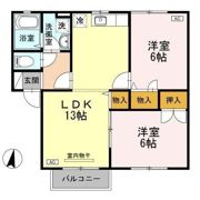 コスモハイツの間取り画像