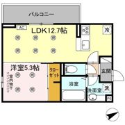 TORISIA陣原の間取り画像