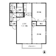 リーフレットエコーⅢ号館の間取り画像