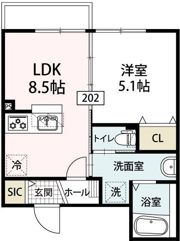 Life 松風町の間取り画像