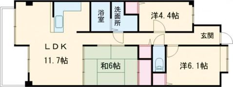 ヒューマンズプラザ青崎の間取り画像
