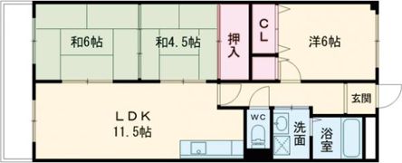 グレイシスの間取り画像