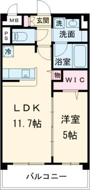 グランディールブライトⅡの間取り画像