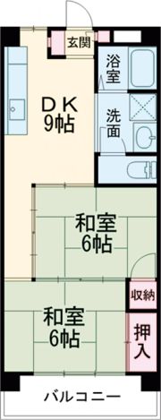 第2コーポみのるの間取り画像