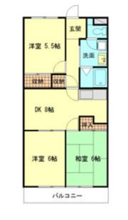 ミサトピア北山の間取り画像