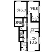 RESI NAGAI(レジながい）Ⅰの間取り画像