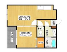 グランドソレイユの間取り画像