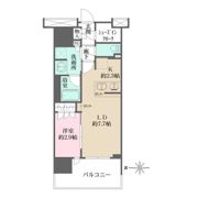 リニアゲートタワー名古屋の間取り画像