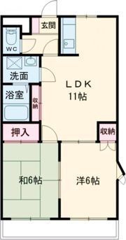 プリベール上桂の間取り画像