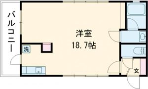 ユーハウス3の間取り画像