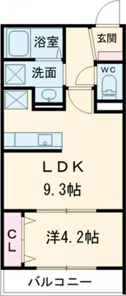 アート樟葉Ⅲの間取り画像