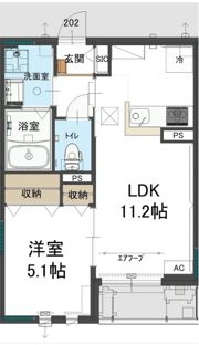 メゾンエムティ弐番館の間取り画像