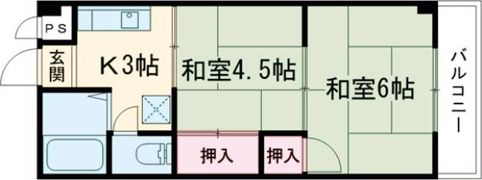 M‘プラザ大住壱番館の間取り画像