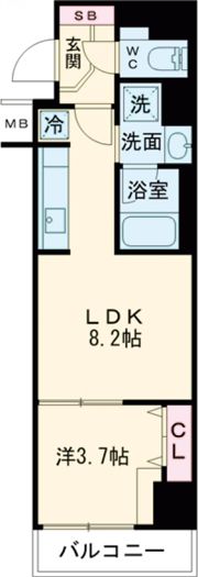 アーバネックス塚口の間取り画像