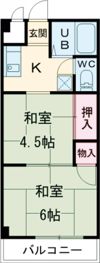 M‘プラザ大住壱番館の間取り画像