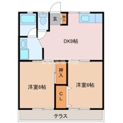 キャッスルつかさの間取り画像