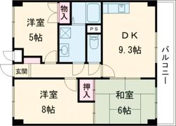 M‘プラザ大住壱番館の間取り画像